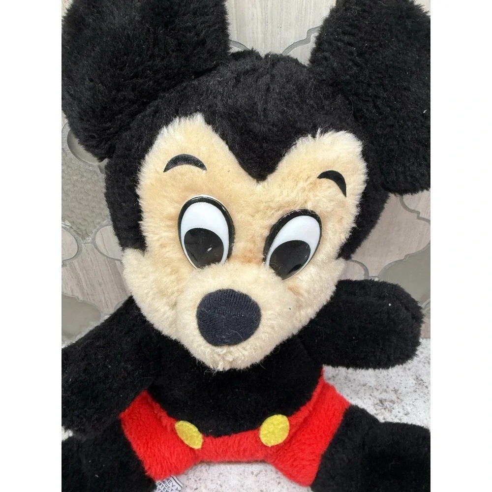 Vintage MICKEY MOUSE Plush Stuffed Toy‎ Doll Walt Disney, Taiwan. 10